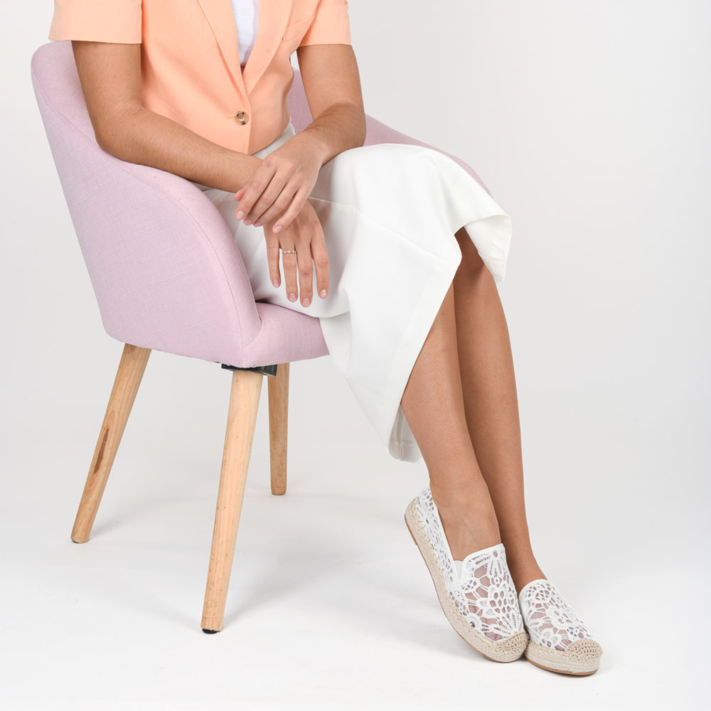 espadrilles blanches femme