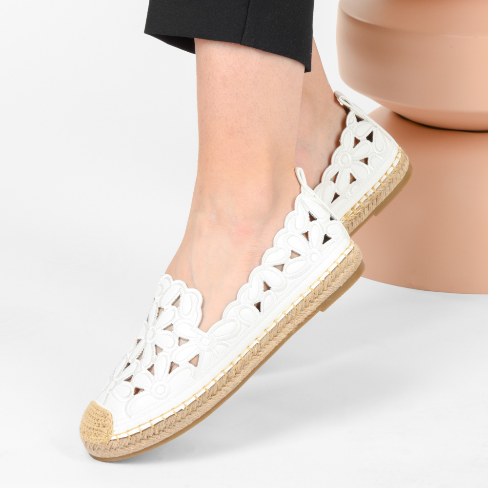 espadrilles blanches femme