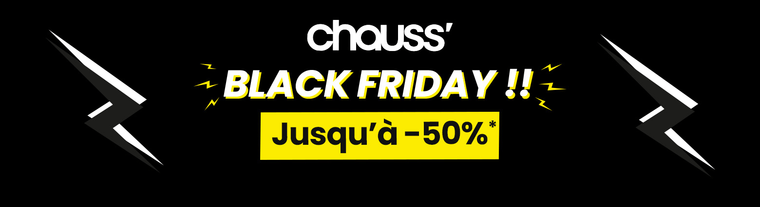 Black Friday Chaussea : jusqu'à -50 %