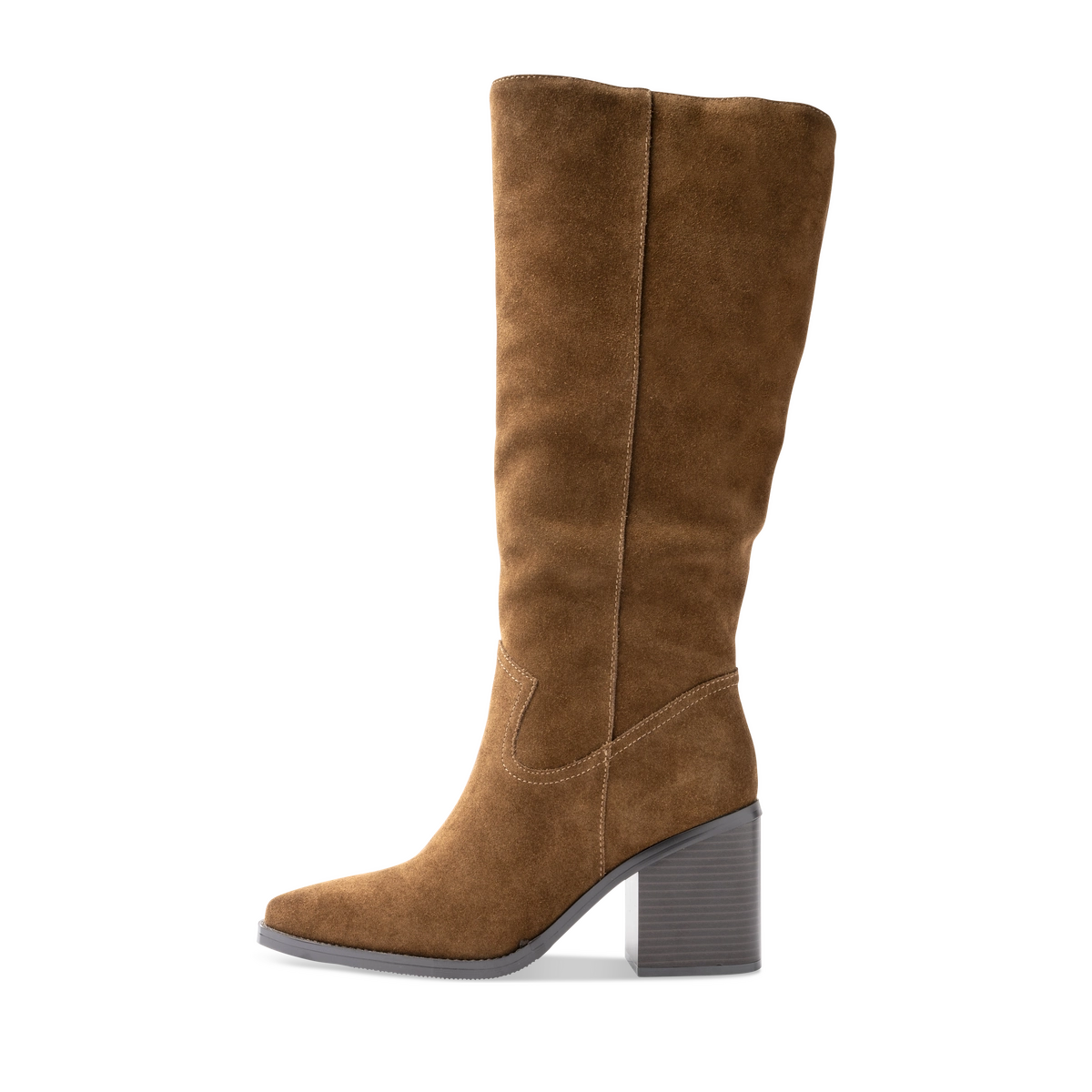 Bottes hautes cognac, bout pointu San Marina