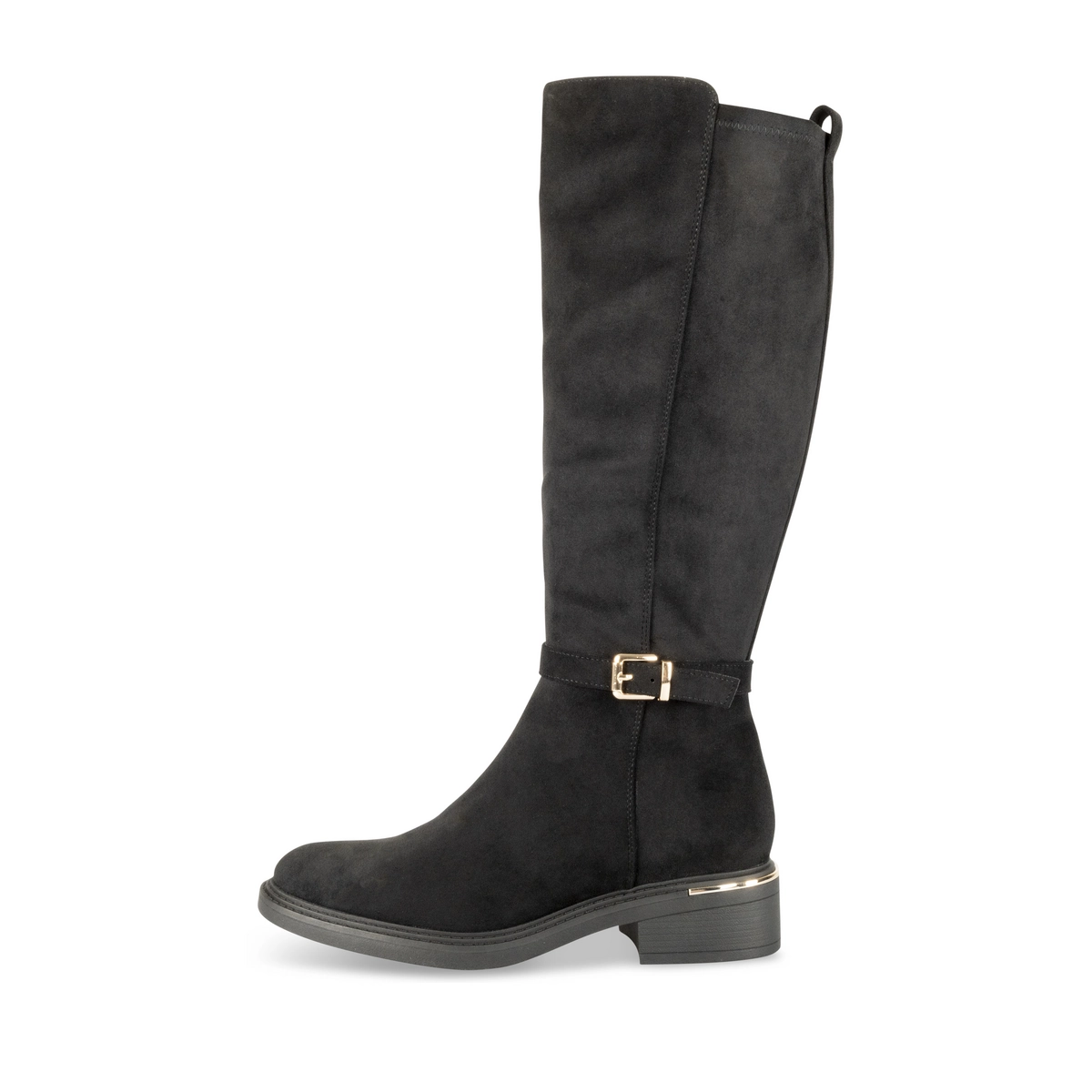 Bottes hautes noires à boucle Philov
