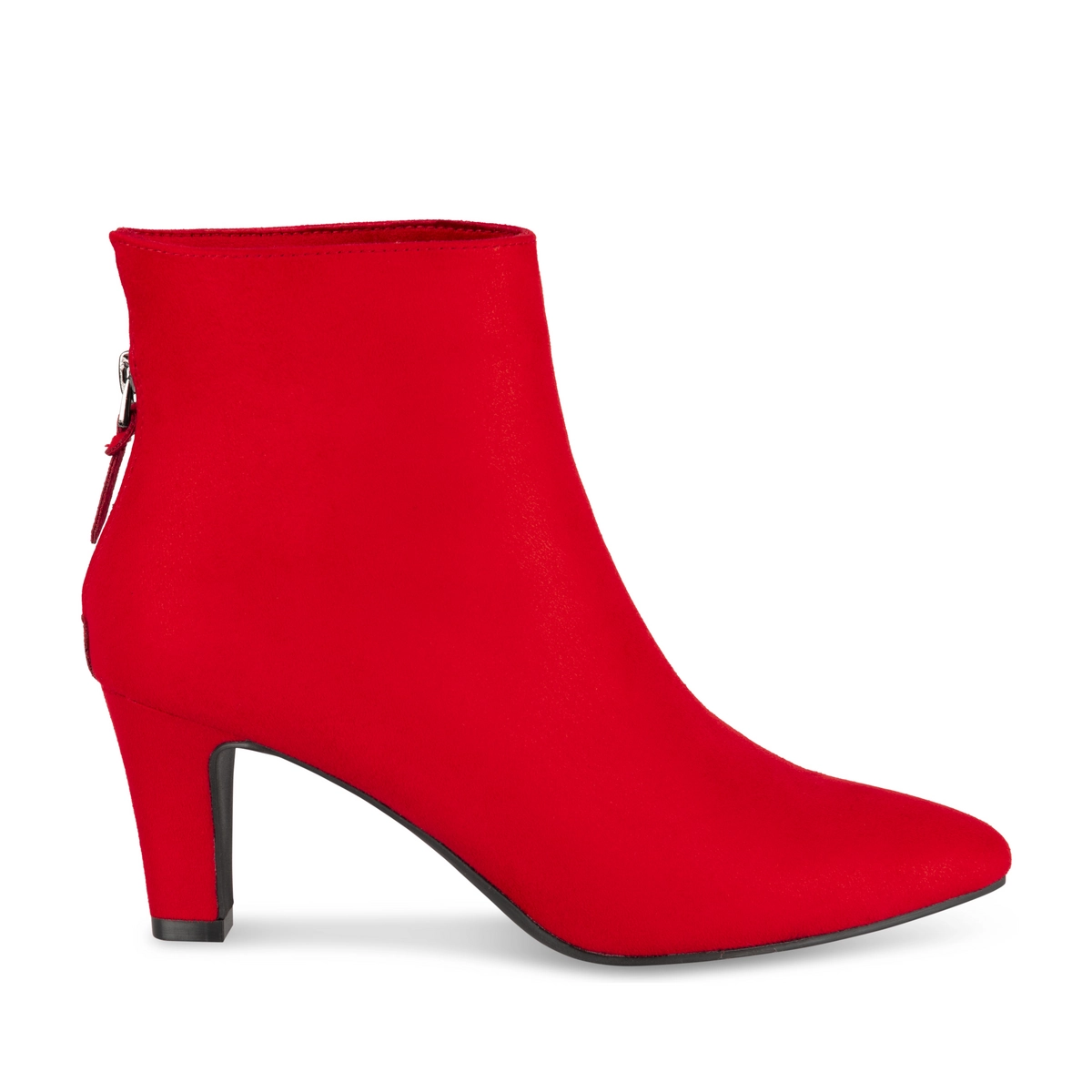 Bottines rouges à talon Sinequanone