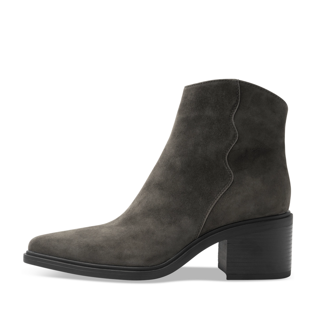 Bottines grises, bout pointu San Marina
